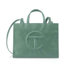 Small Telfar Bag in color “sage”